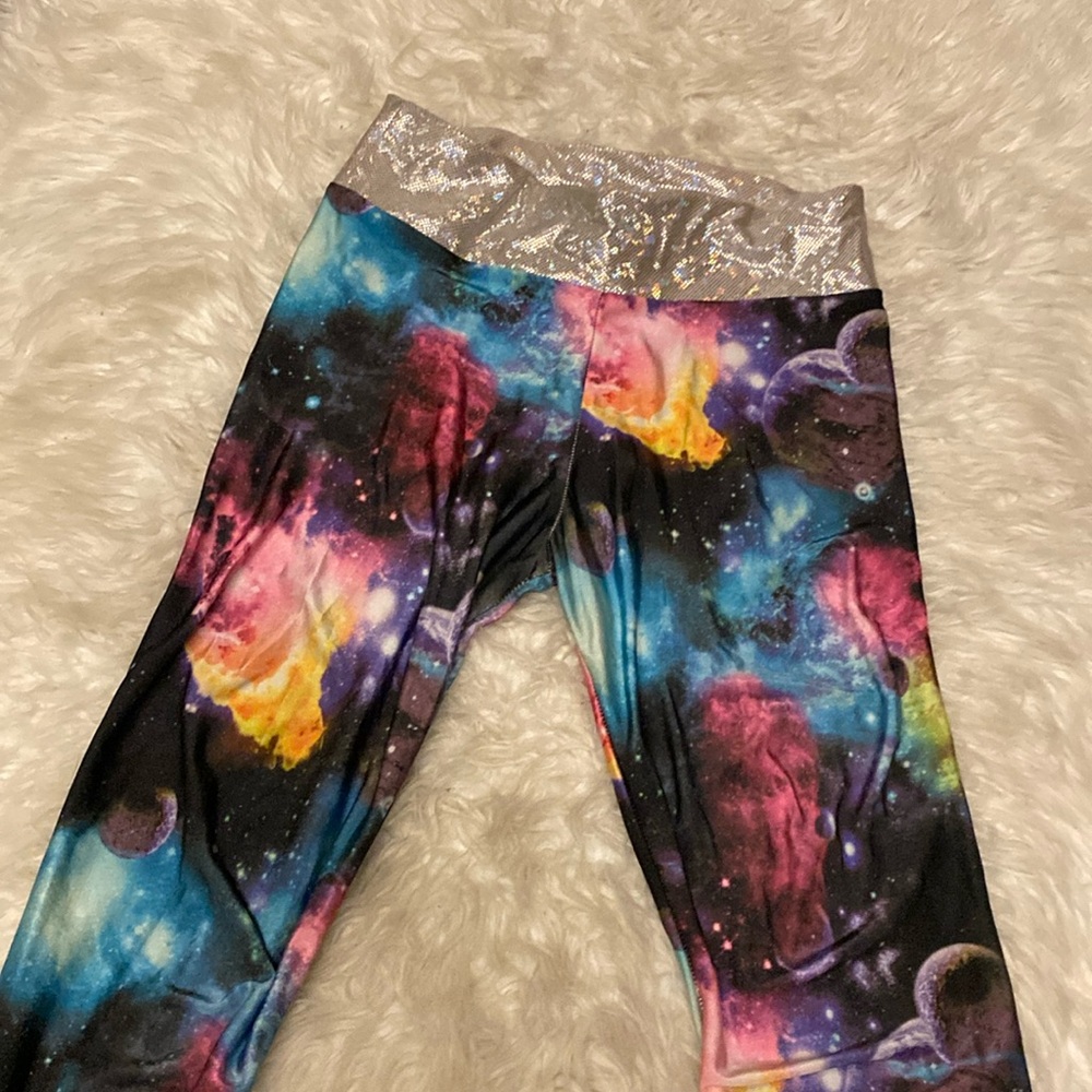 Cosmic Rave Yoga Pants, Size Small